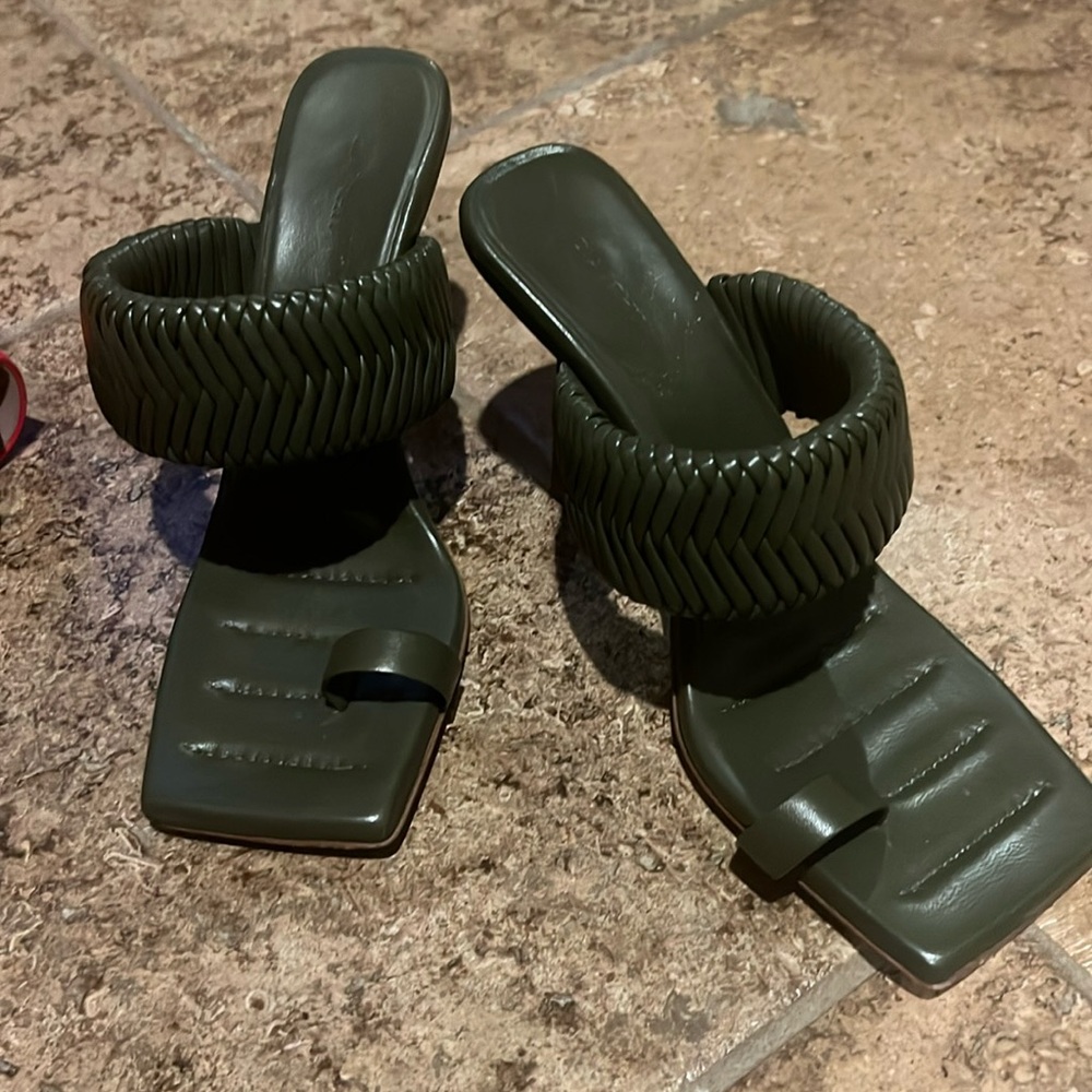 GIA BORGHINI x RHW Toe Ring Mule 41